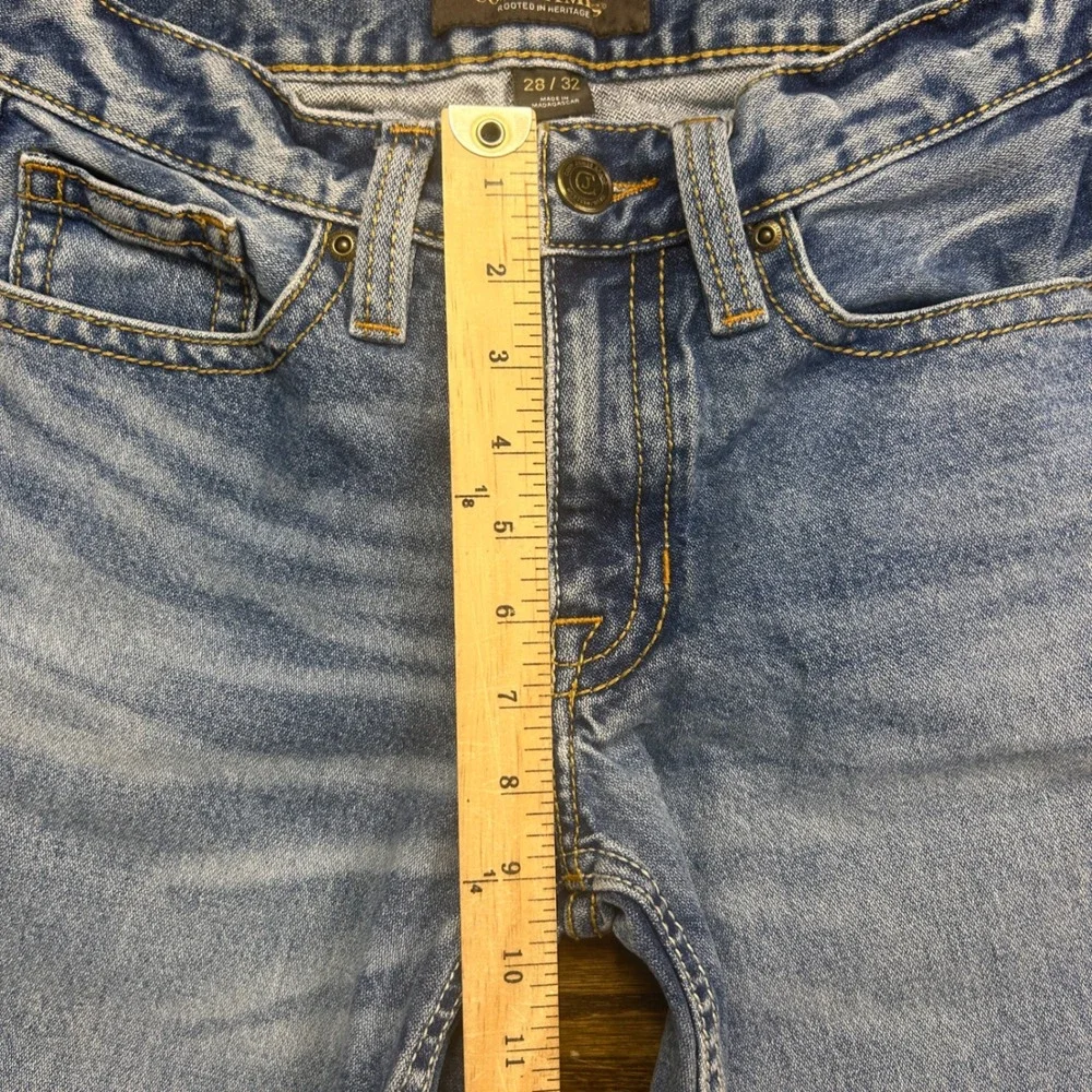 Cody James Mens Straight Leg Western Jeans Medium Wash 28x32 Denim Blue